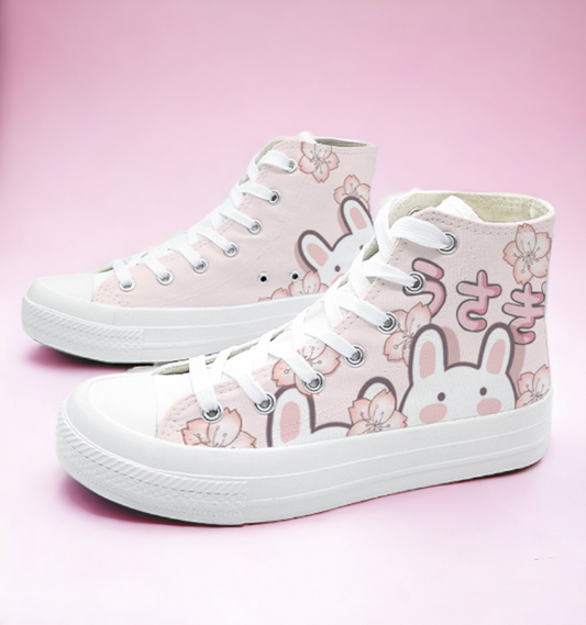 Zapatilla Lona "Sakura Bunny"